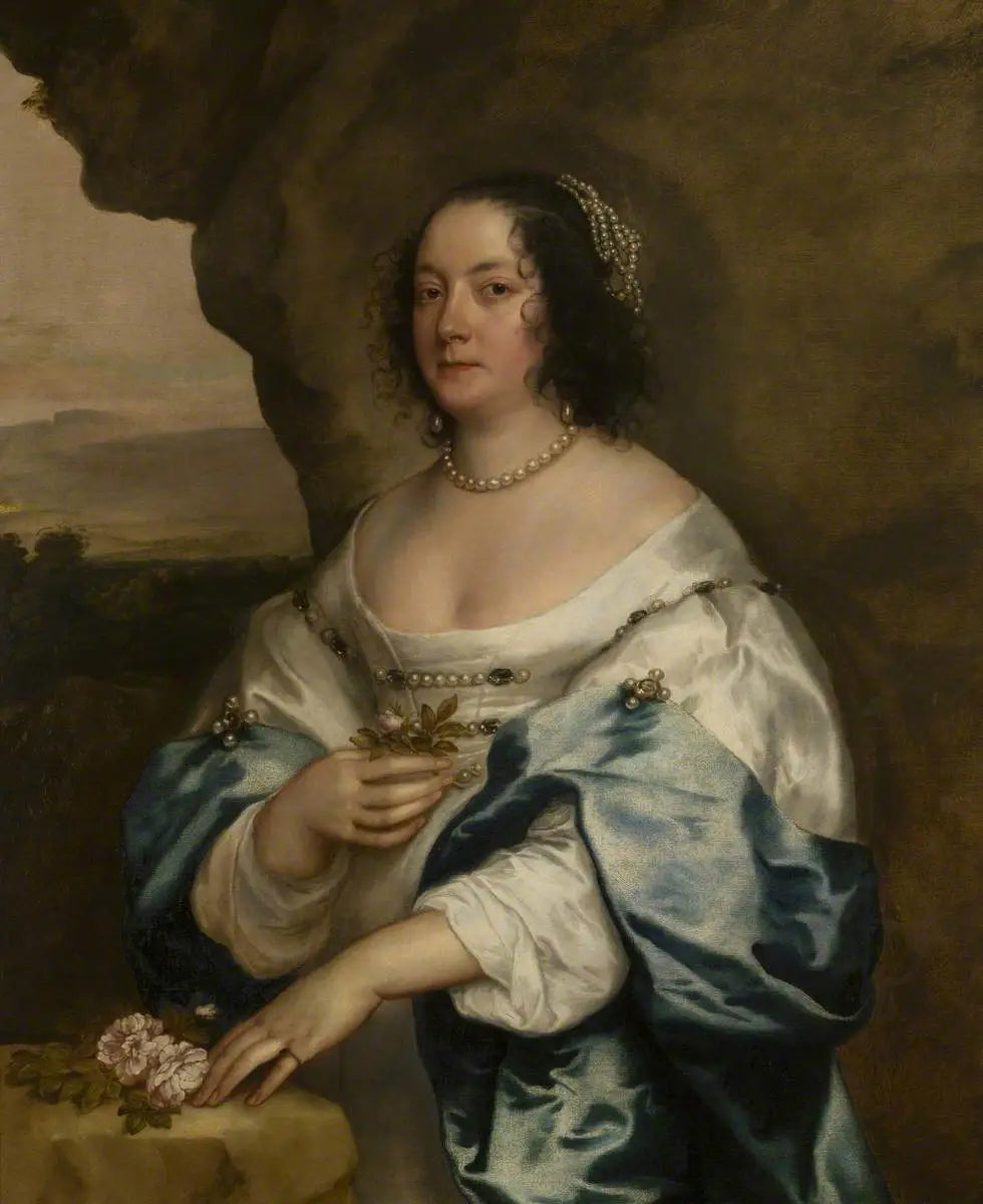 Beatrix Hammond, comtesse d'Oxford - Antoine van Dyck image 1 copie peinte à la main à l’huile