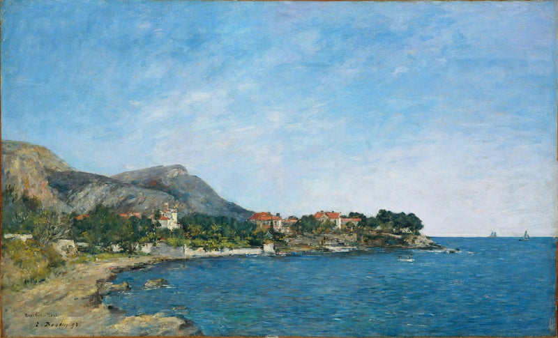 Beaulieu, De baai van Fourmis - Eugène Boudin