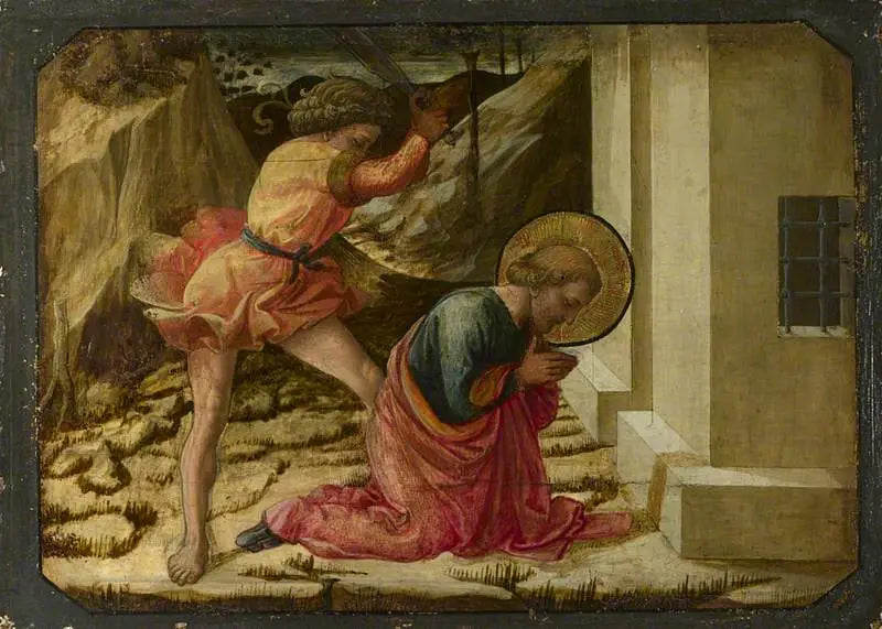 Onthoofding van Sint-Jacobus de Grote: Predellapanel - Fra Filippo Lippi