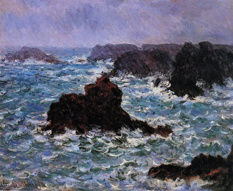 Belle-Île, regen effect - Claude Monet