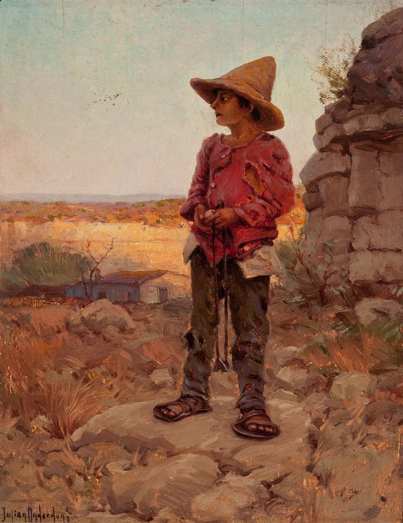 Geitenboer bij de San Antonio-werf - Julian Onderdonk
