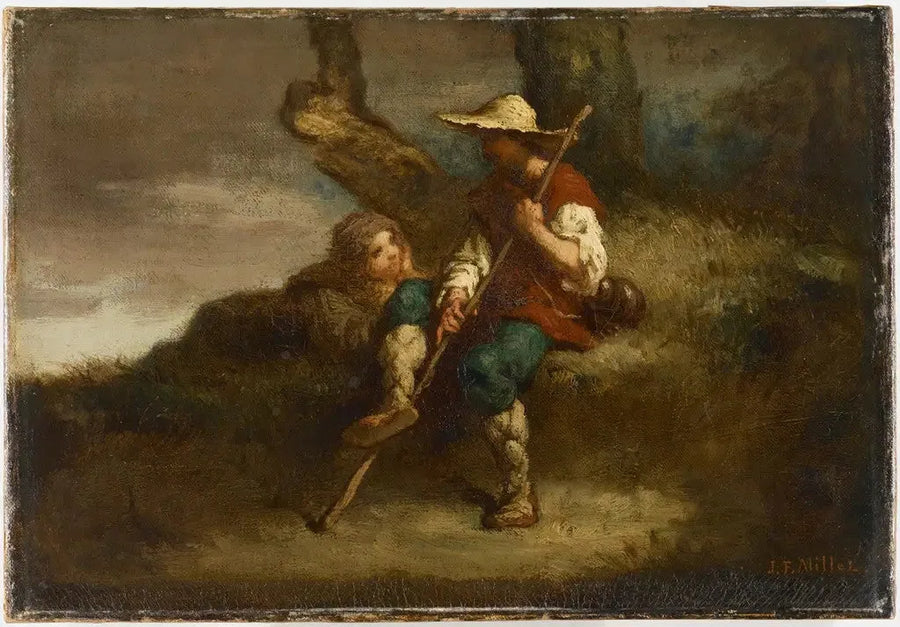 Bergers in rust - Jean-François Millet