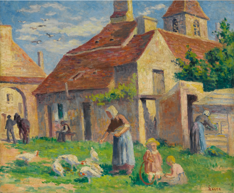 BESSY-SUR-CURE, DE PROVENCE VAN DE HENNEN - Maximilien Luce
