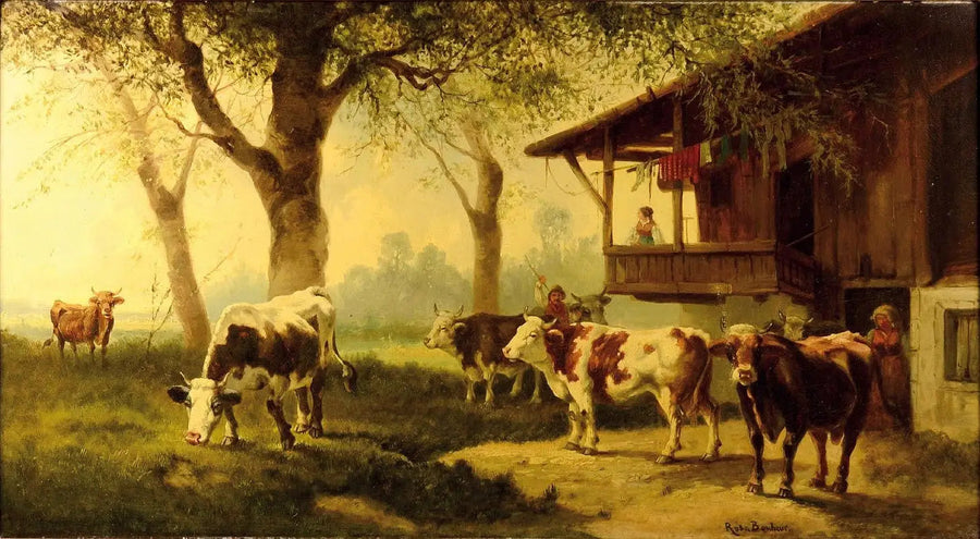 Rundvee op een weide - Rosa Bonheur