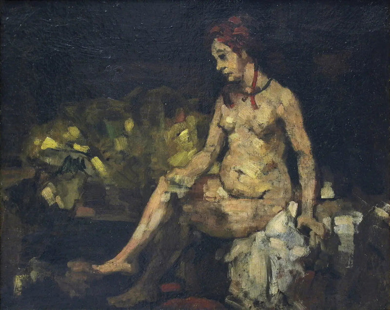 Bethsabée, naar Rembrandt - Paul Cézanne
