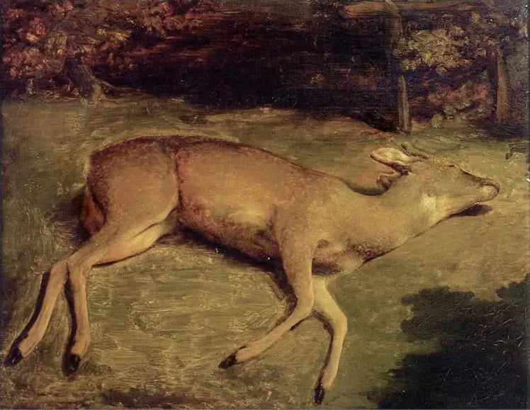 Dode hert - Gustave Courbet