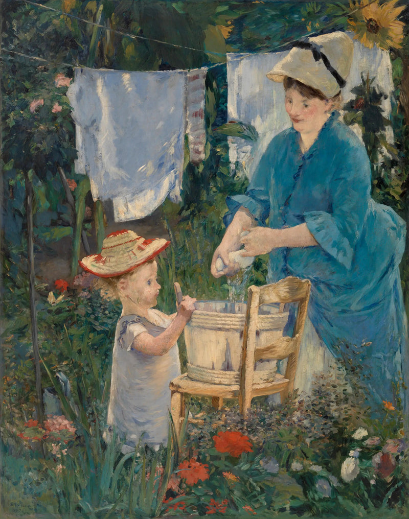 Wasserij (Het Linnen) - Édouard Manet