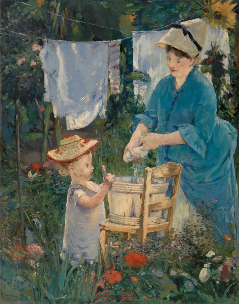 Wasserij (Het Linnen) - Édouard Manet