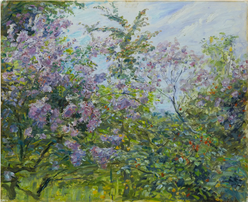 Bloeiende Lilakracht - Max Slevogt