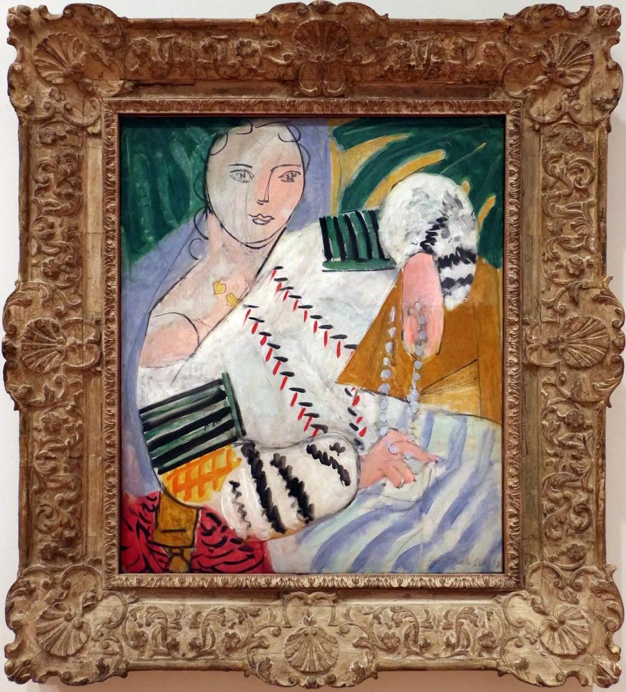 Roemeinse blouse met groene mouwen - Henri Matisse