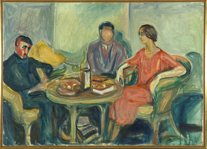 Bohemians van Oslo - Edvard Munch