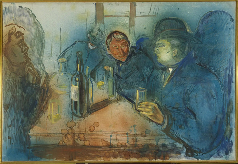 Bohemians van Kristiania - Edvard Munch