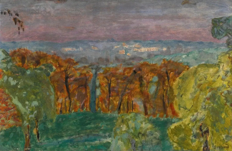 Hout in de Herfst - Pierre Bonnard