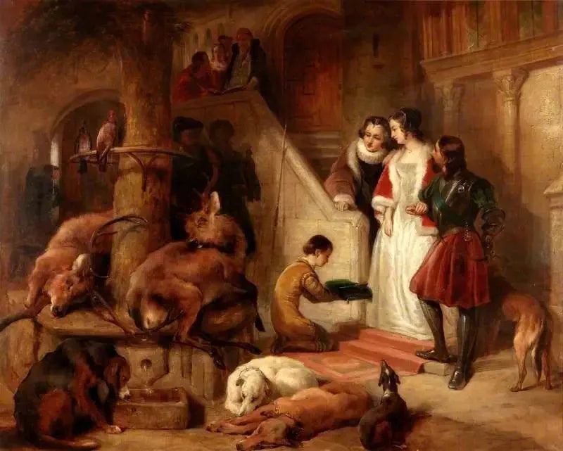Bolton Court in de oude tijden - Edwin Henry Landseer

Source:
Bolton Court dans les temps anciens - Edwin Henry Landseer