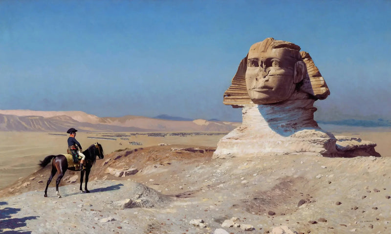 Bonaparte voor de Sfinx - Jean-Léon Gérôme