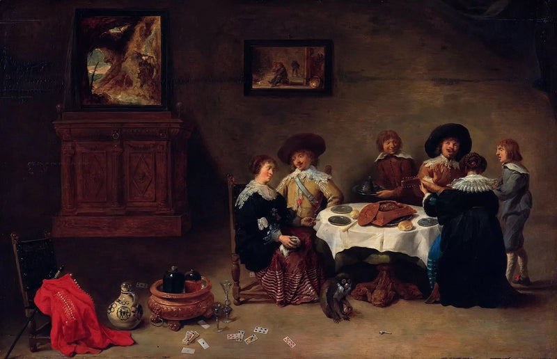Goede gezelschap aan tafel - David Teniers de Jonge

Source:
Bonne compagnie à table - David Teniers le Jeune