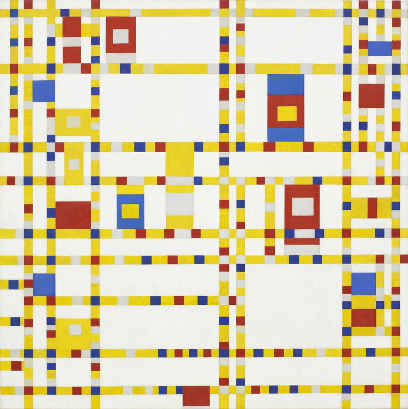 Boogie-Woogie van Broadway - Piet Mondrian