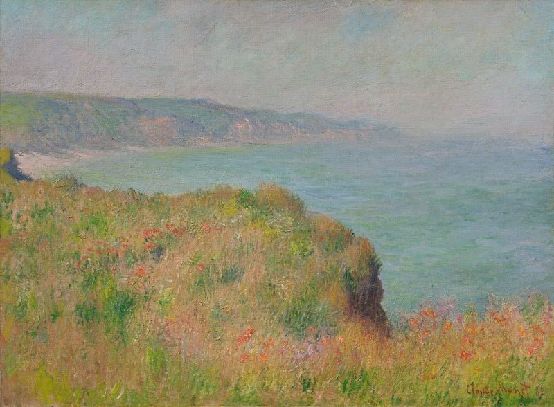 Kliprand bij Pourville - Claude Monet