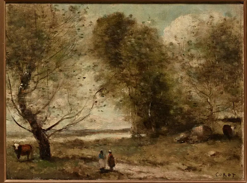 Rivieroeverzicht - Jean-Baptiste Camille Corot