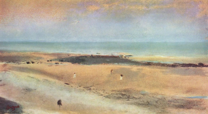 Zeeboord bij laag water - Edgar Degas