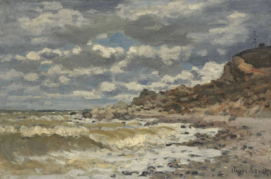 Kust bij Sainte-Adresse - Claude Monet