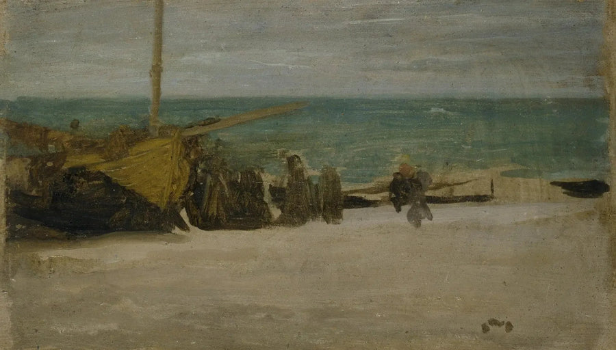 Zeekant: grijs en zwart - James Abbott McNeill Whistler
