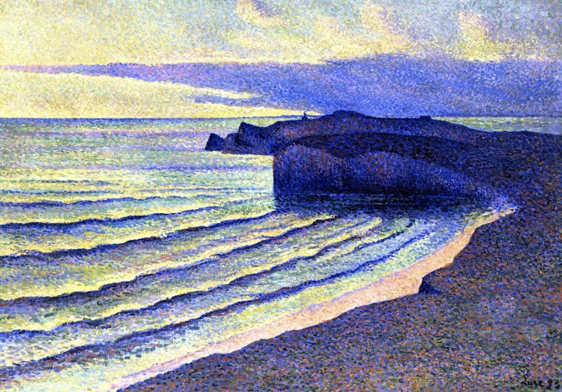 Zeedekust, de punt van Toulinget - Maximilien Luce
