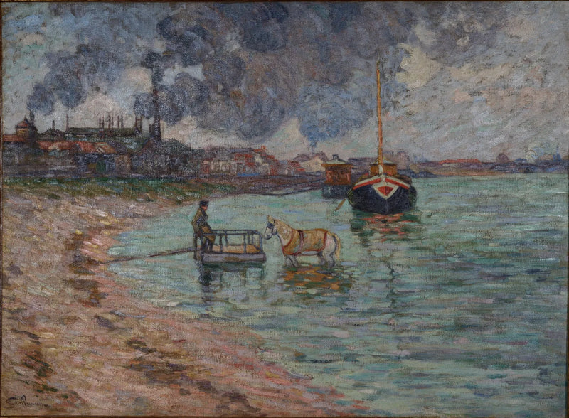 Oever van de Seine bij Charenton - Armand Guillaumin