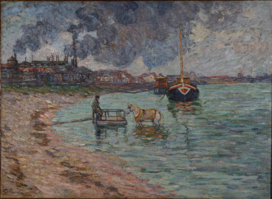 Oever van de Seine bij Charenton - Armand Guillaumin
