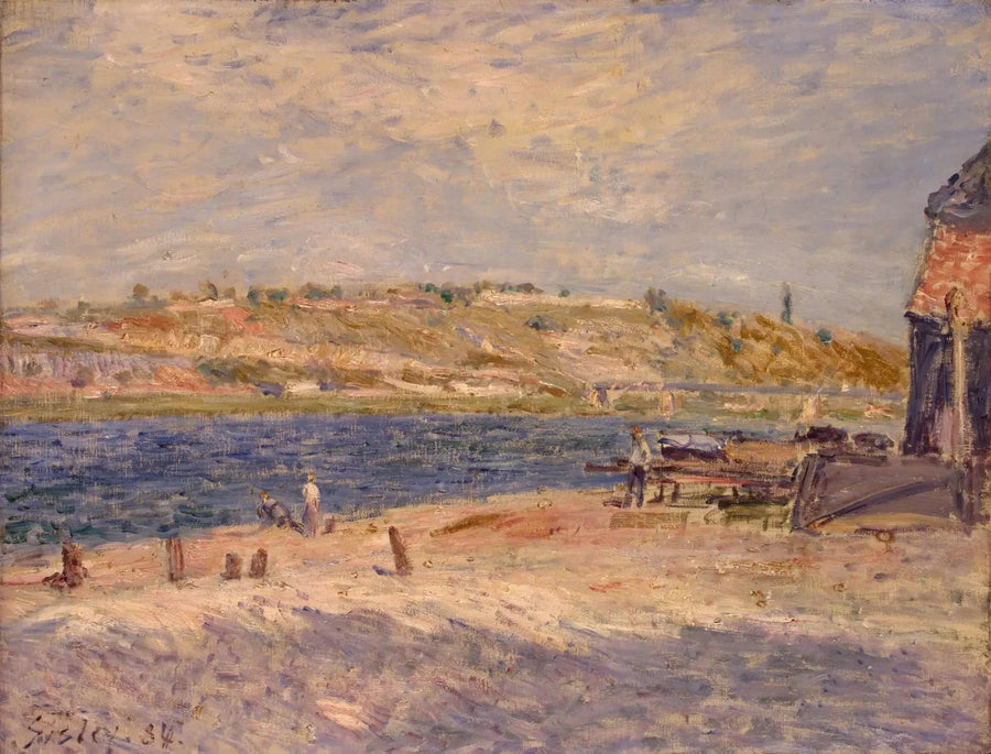 Oever van de Loing bij Saint-Mammès - Alfred Sisley