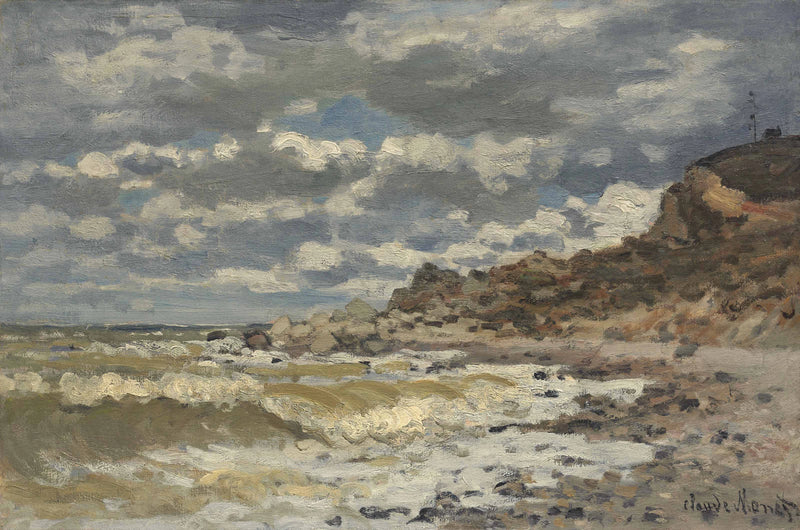 Kust in Sainte-Adresse W113 - Claude Monet