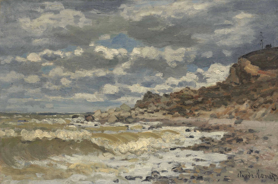Kust in Sainte-Adresse W113 - Claude Monet