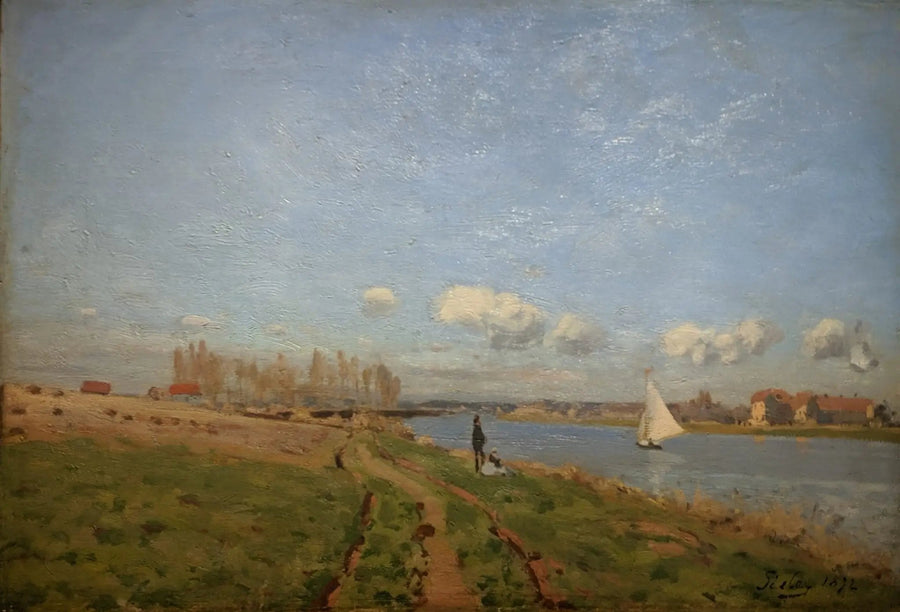 Oever van de Seine bij Argenteuil - Alfred Sisley