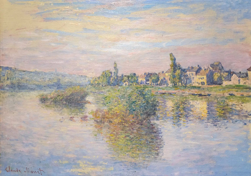 Oevers van de Seine in Lavacourt - Claude Monet