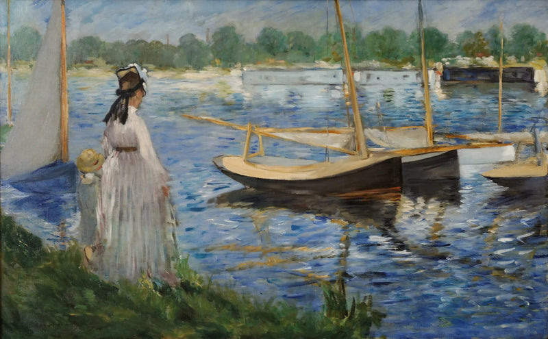Oever van de Seine bij Argenteuil - Édouard Manet