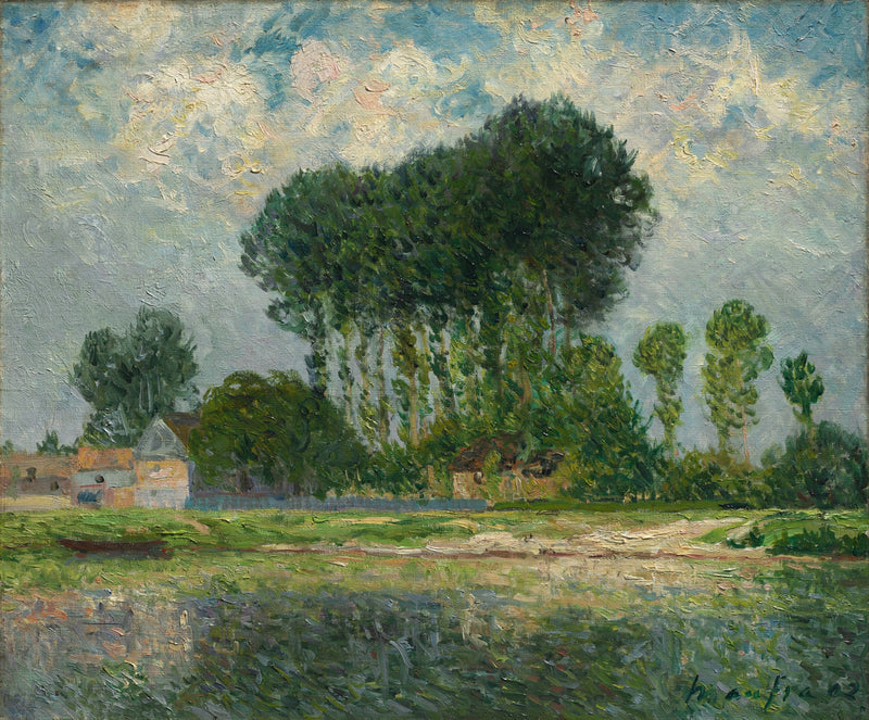 Oever van de Seine bij Andelys - Maxime Maufra
