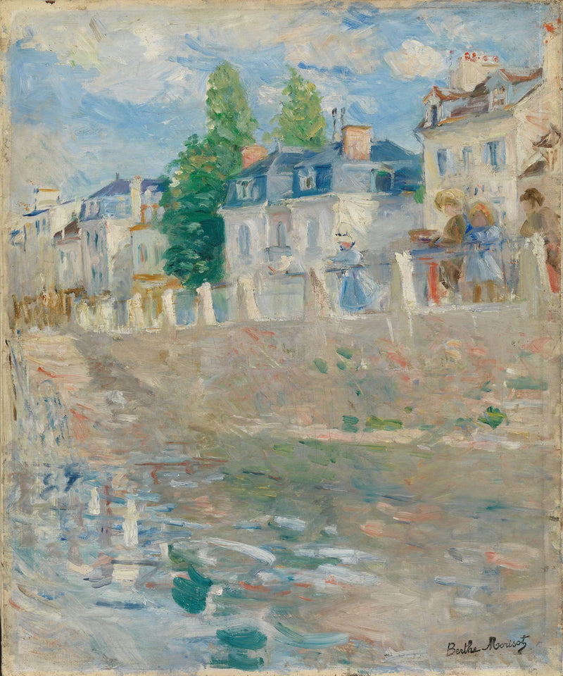 Oever van de Seine - Berthe Morisot