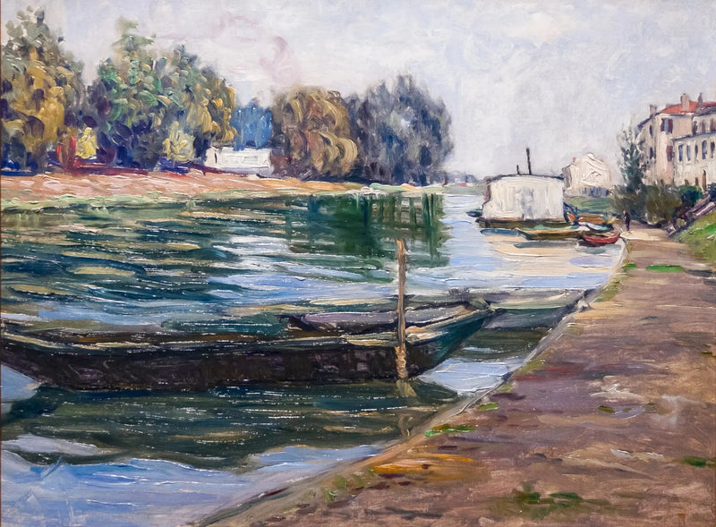 Oever van de Seine - Gustave Caillebotte