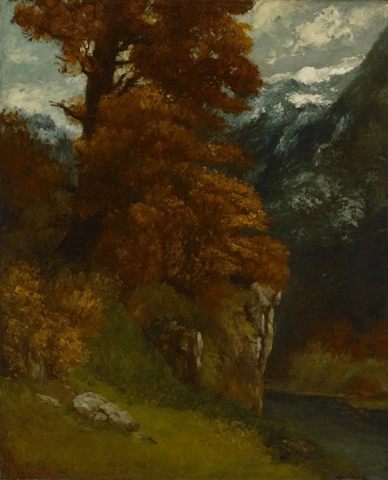 Randen van de Doubs; Herfsteffect - Gustave Courbet