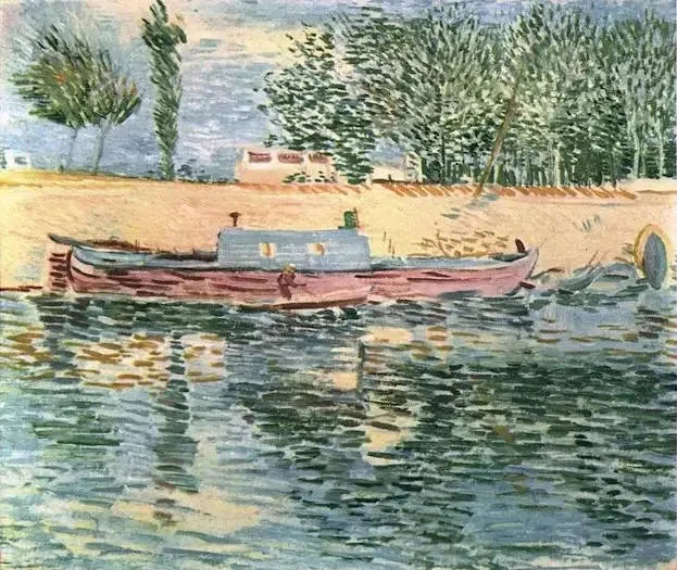 De kades van de Seine met boten, De - Vincent van Gogh
