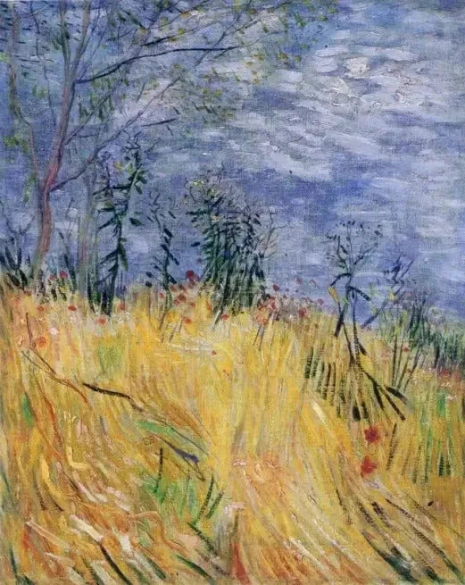 Rand van een tarweveld met klaprozen - Vincent van Gogh