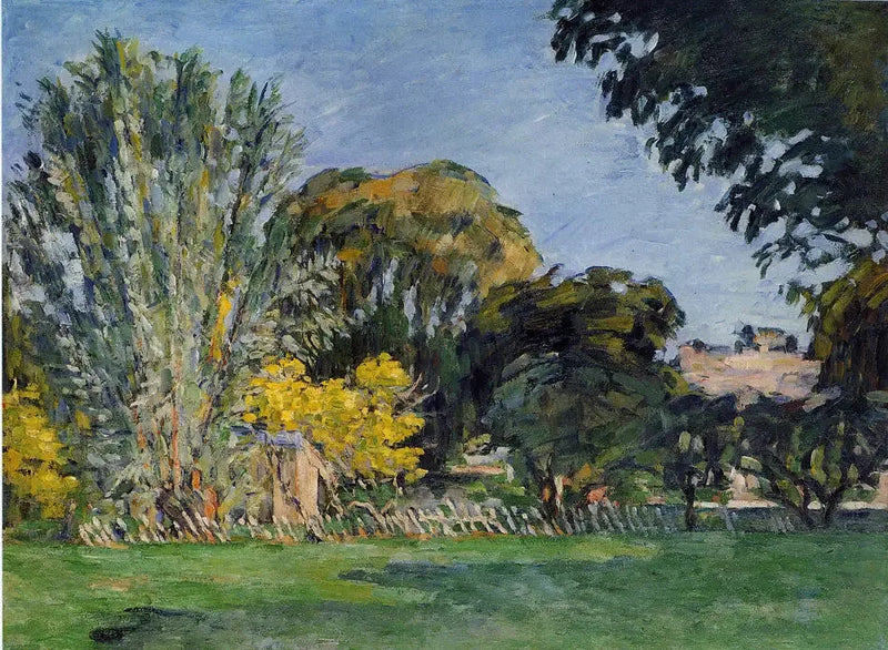 Bosje bij Jas de Bouffan - Paul Cézanne