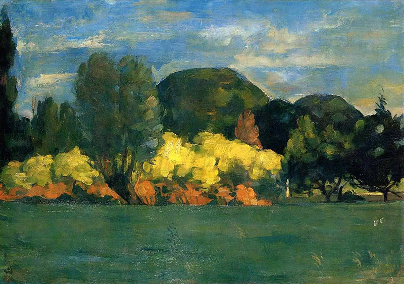 Bosje bij Jas de Bouffan - Paul Cézanne