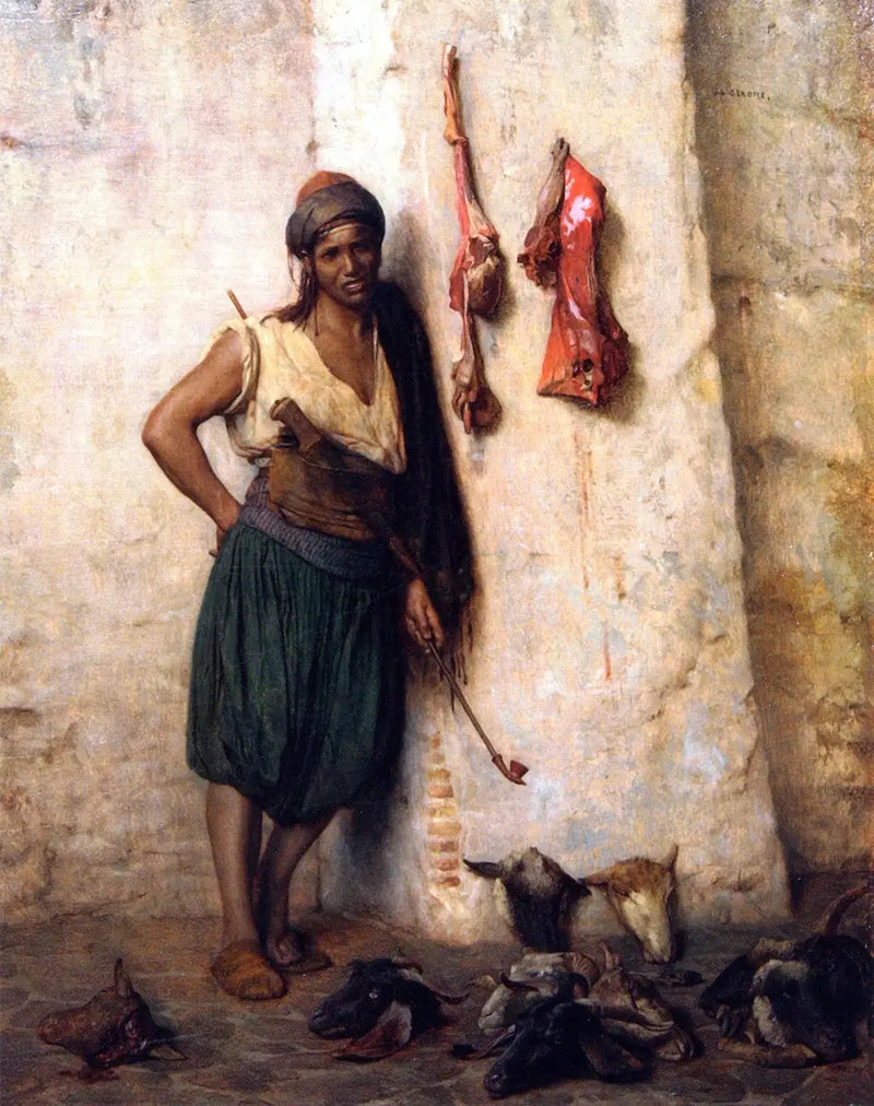 Turkse slager in Jeruzalem - Jean-Léon Gérôme