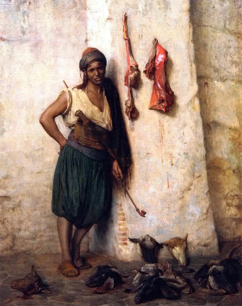 Turkse slager in Jeruzalem - Jean-Léon Gérôme