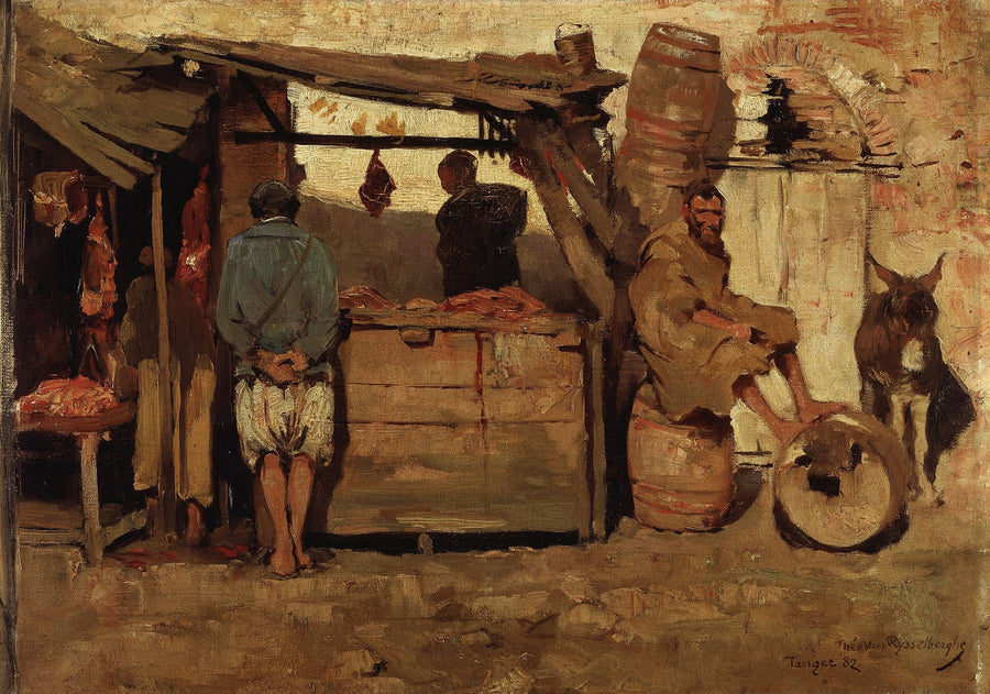Slagerij in Marokko - Théo van Rysselberghe