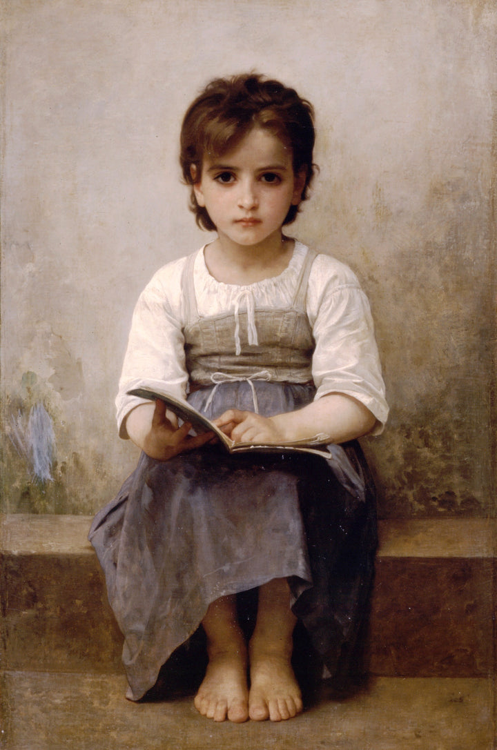 De moeilijke les - Bouguereau