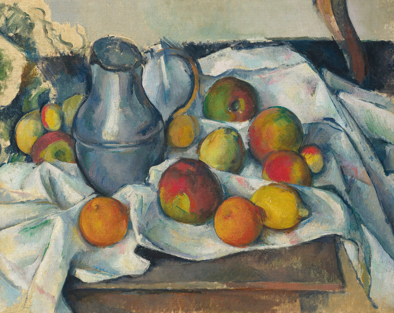 Waterkoker en fruit - Paul Cézanne