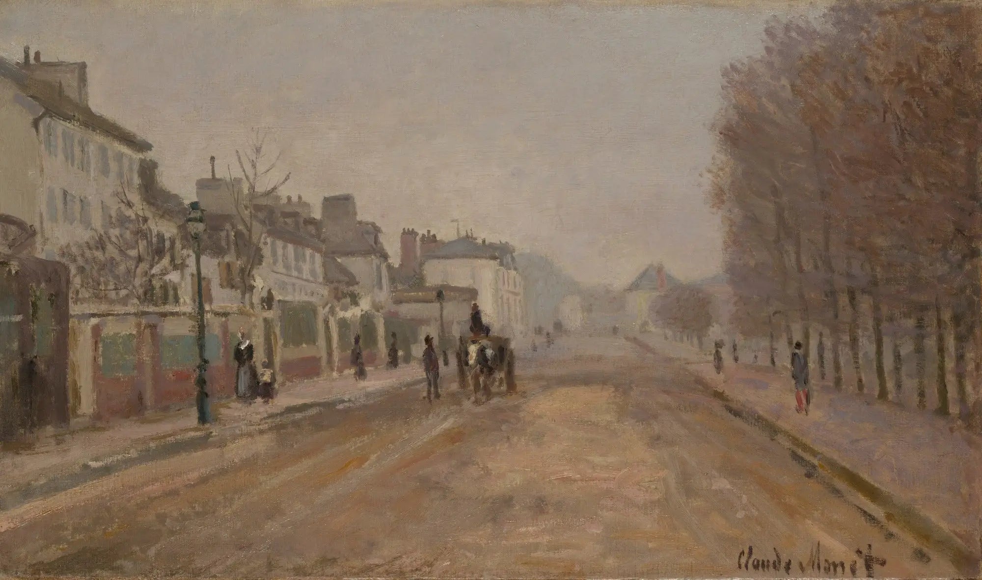 Reproduction du tableau « Boulevard Héloise, Argenteuil - Claude Monet » par Alpha Reproduction en peinture à l’huile