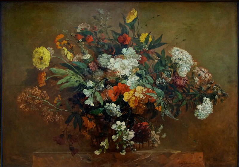 Boeket van veldbloemen - Eugène Delacroix